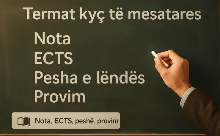 Formula zyrtare notës mesatare