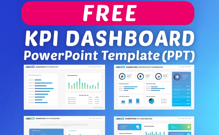 Free KPI Dashboard PowerPoint Template