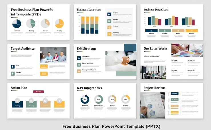 Free Business Plan PowerPoint Template Download