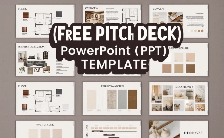 interior design project presentation template