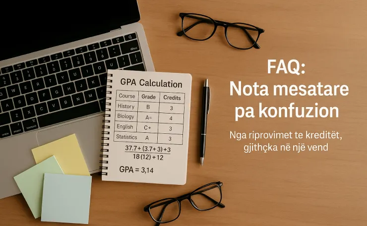 pyetjet më të shpeshta nota mesatare