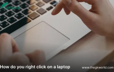 How do you right click on a laptop