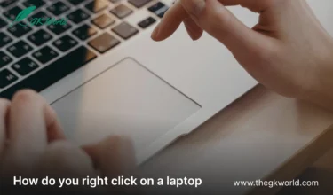 How do you right click on a laptop