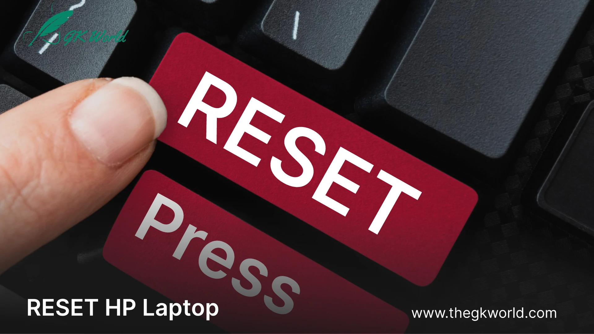 How to Factory RESET HP Laptop