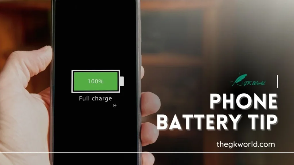 Phone battery tip