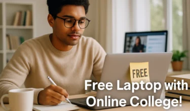 Online College Courses with Free Laptop