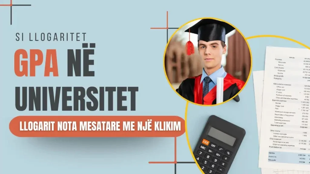 si llogaritet mesatarja e notave në universitet