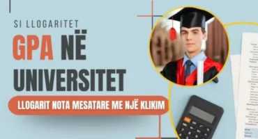 si llogaritet mesatarja e notave në universitet