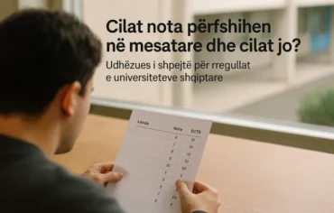 cilat nota përfshihen në mesatare