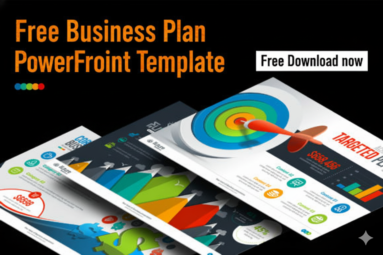Free Business Plan PowerPoint Template – Editable