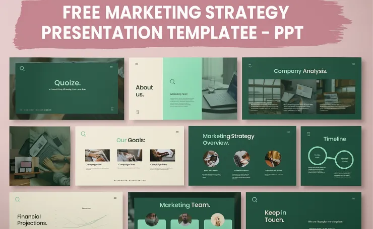 Free Marketing Strategy Presentation Template – PPT