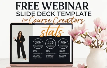 free webinar slide deck template