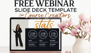 free webinar slide deck template
