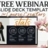 free webinar slide deck template