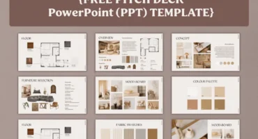 interior design project presentation template