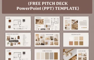 interior design project presentation template