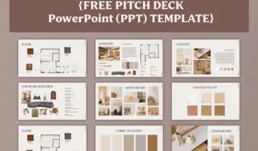interior design project presentation template