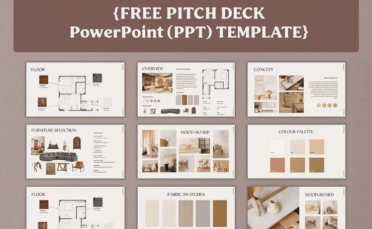 Free Interior Design Project Presentation Template Canva