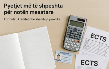 pyetjet më të shpeshta nota mesatare