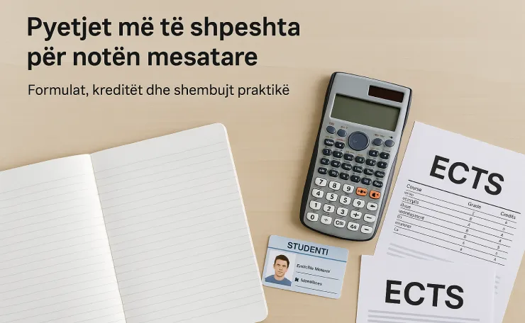 pyetjet më të shpeshta nota mesatare (FAQ)