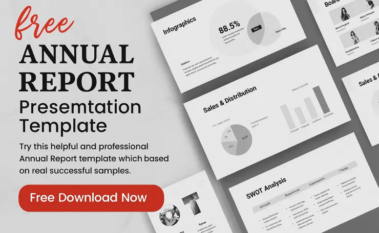 Free Annual Report Presentation Template PPTX – thegkworld